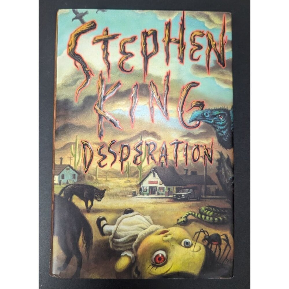 Desperation Paperback - Horror Novel (Yellow/Beige Cover)  Stephen King!